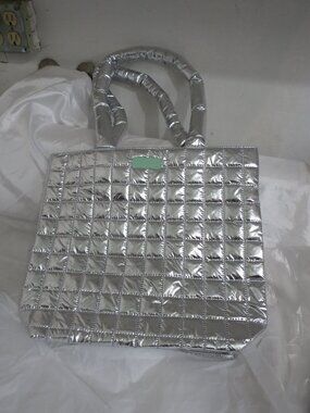 Clinique Metallic Limited Edition tote bag NWT